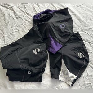 Pearl Izumi Sugar Bike Cycling Shorts Bundle | 3 pairs | Sz M